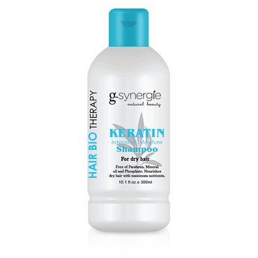 G-SYNERGIE -  G-SYNERGIE Intensive Moisture Keratin Szampon do włosów intensywnie nawilżający 300ml